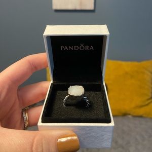 Pandora Authentic Mother of Pearl Ring